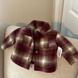 ✨🤍NWT 0-3 M OLD NAVY SHACKET